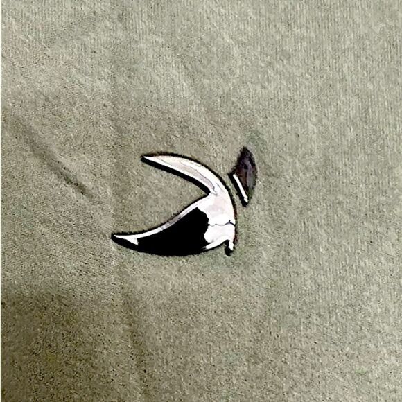 GLYDER Optical High Waisted Leggings Perforated Dots 7/8 Leggings Moss Green XS - Picture 9 of 9